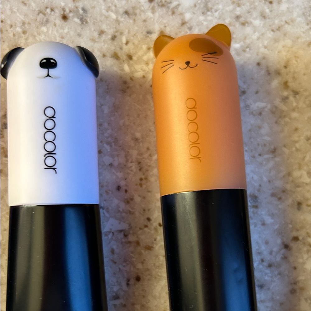 Adorable Animal Makeup Brush Set - Pink, White, Brown, Gray - Picture 5 of 13